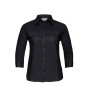 Boostez votre notoriété grâce à cette chemise femme manches ¾ retroussables personnalisé !