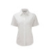 Ladies' Short Sleeve Tailored Oxford Shirt personnalisé