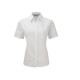 Ladies' Short Sleeve Classic Polycotton Poplin Shirt personnalisé