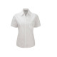 Ladies' Short Sleeve Classic Pure Cotton Poplin Shirt personnalisé