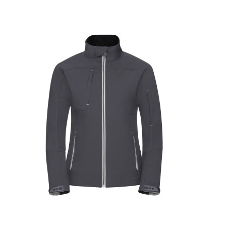 Veste Softshell Bionic Femme personnalisé - Zip blanc