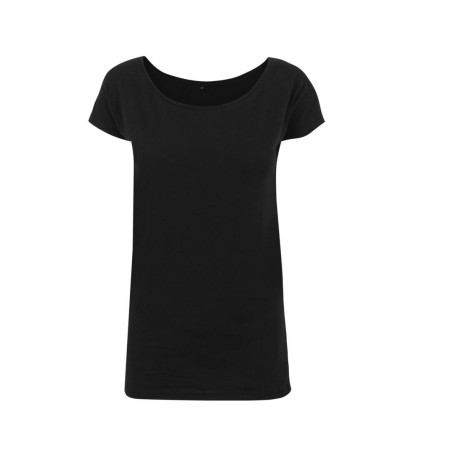 T-Shirt Femme Col Large vierge ou à personnaliser - Express et pas cher