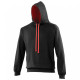 Sweat à capuche bicolore "AWDIS" vierge ou à personnaliser