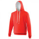 Sweat à capuche bicolore "AWDIS" vierge ou à personnaliser