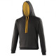 Sweat à capuche bicolore "AWDIS" vierge ou à personnaliser
