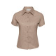 Ladies' Short Sleeve Classic Twill Shirt personnalisé