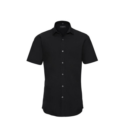 Men'S Short Sleeve Fitted Ultimate Stretch Shirt personnalisé