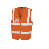 Gilet de sécurité zippé vierge ou avec votre logo
