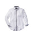 Men'S Long Sleeve Tailored Contrast Herringbone Shirt personnalisé