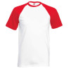 Tshirt de baseball bicolore vierge ou à personnaliser