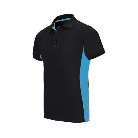 Polo Bicolore Manches Courtes vierge ou à personnaliser