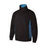 Sweat Bicolore Col Zippé vierge ou à personnaliser