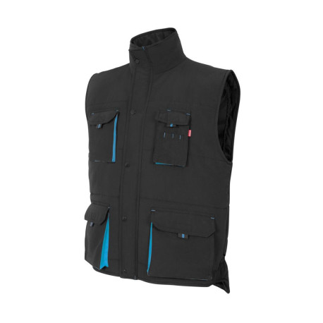 Gilet Matelassé Bicolore Multipoches personnalisé