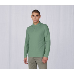 Polo homme manches longues 210 personnalisé