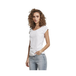 Tee-shirt femme dos lacéré personnalisé