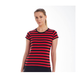 Tee-shirt rayé femme personnalisé