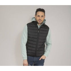 Bodywarmer homme en polyester recyclé personnalisé