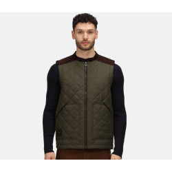 Bodywarmer matelassé style cavalier personnalisé