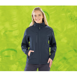 Veste Softshell 3 couches en polyester recyclé personnalisé