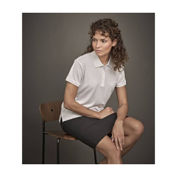 Polo femme en polyester recyclé personnalisé
