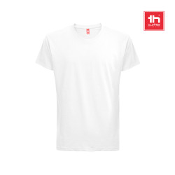 THC FAIR WH. T-shirt 100% coton. Couleur blanche personnalisé