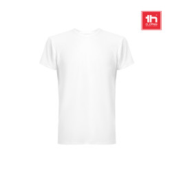 TUBE WH. T-shirt en polyester et élasthanne. Couleur blanche personnalisé