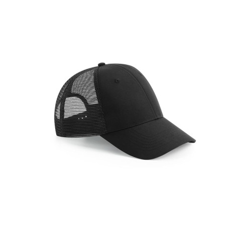 Casquette 6 pans style trucker en polyester recyclé personnalisé