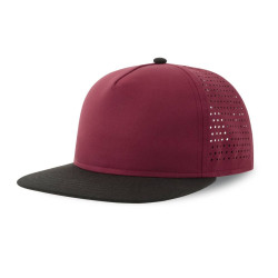 Casquette visière plate en polyester recyclé personnalisé