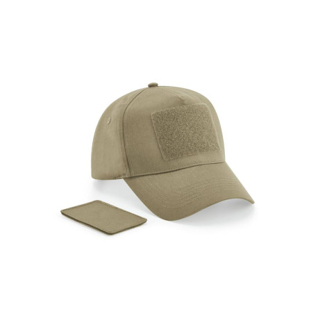 Casquette 5 pans avec patch amovible personnalisé