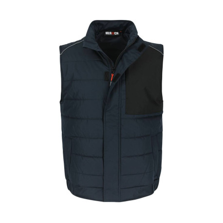 Bodywarmer de travail matelassé personnalisé