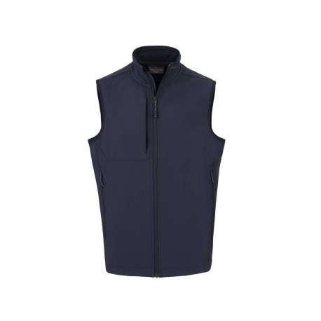 Bodywarmer Softshell en polyester recyclé personnalisé