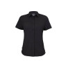 Chemise manches courtes en polyester recyclé femme personnalisé