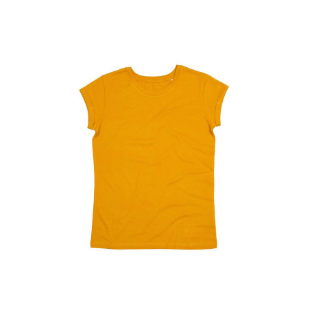 Tee-shirt femme manches roulées personnalisé