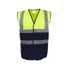 Gilet de sécurité bicolore personnalisé