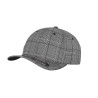 Casquette motif prince de galles personnalisé