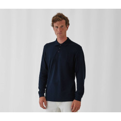 Polo coton 180 manches longues personnalisé