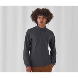 Polo coton 230 manches longues personnalisé