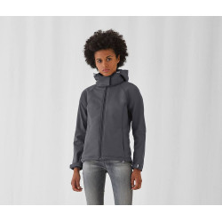 Veste Softshell femme à capuche personnalisé
