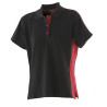 Polo coton bicolore femme personnalisé