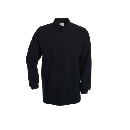 Polo coton 230 manches longues personnalisé
