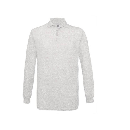 Polo coton 180 manches longues personnalisé