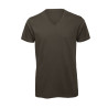 Tee-shirt homme col V en coton bio personnalisé