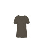 Tee-shirt femme col V en coton bio personnalisé
