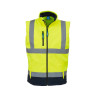Bodywarmer Softshell haute visibilité personnalisé