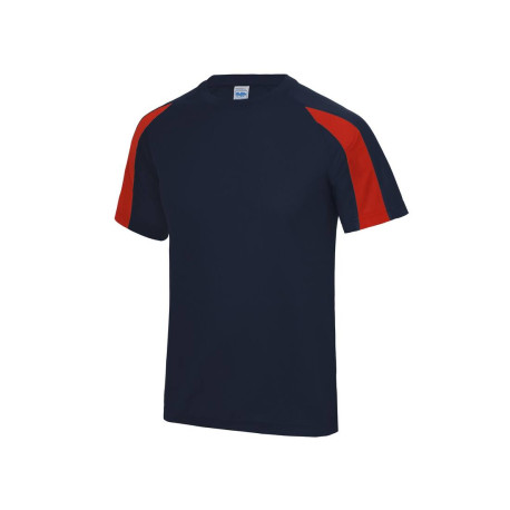 Tee-shirt de sport contrasté personnalisé
