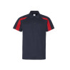 Polo de sport contrasté personnalisé