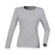 Tee-Shirt Stretch Femme Manches Longues personnalisé