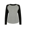 Tee-shirt baseball manches longues femme personnalisé