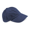 Casquette 6 pans en coton brossé personnalisé