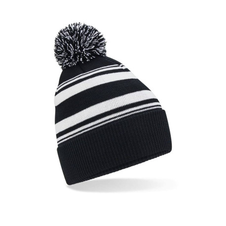 Bonnet de supporter rayé personnalisé